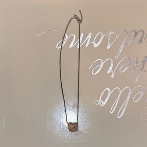 David Yurman Silver and diamond Heart Necklace